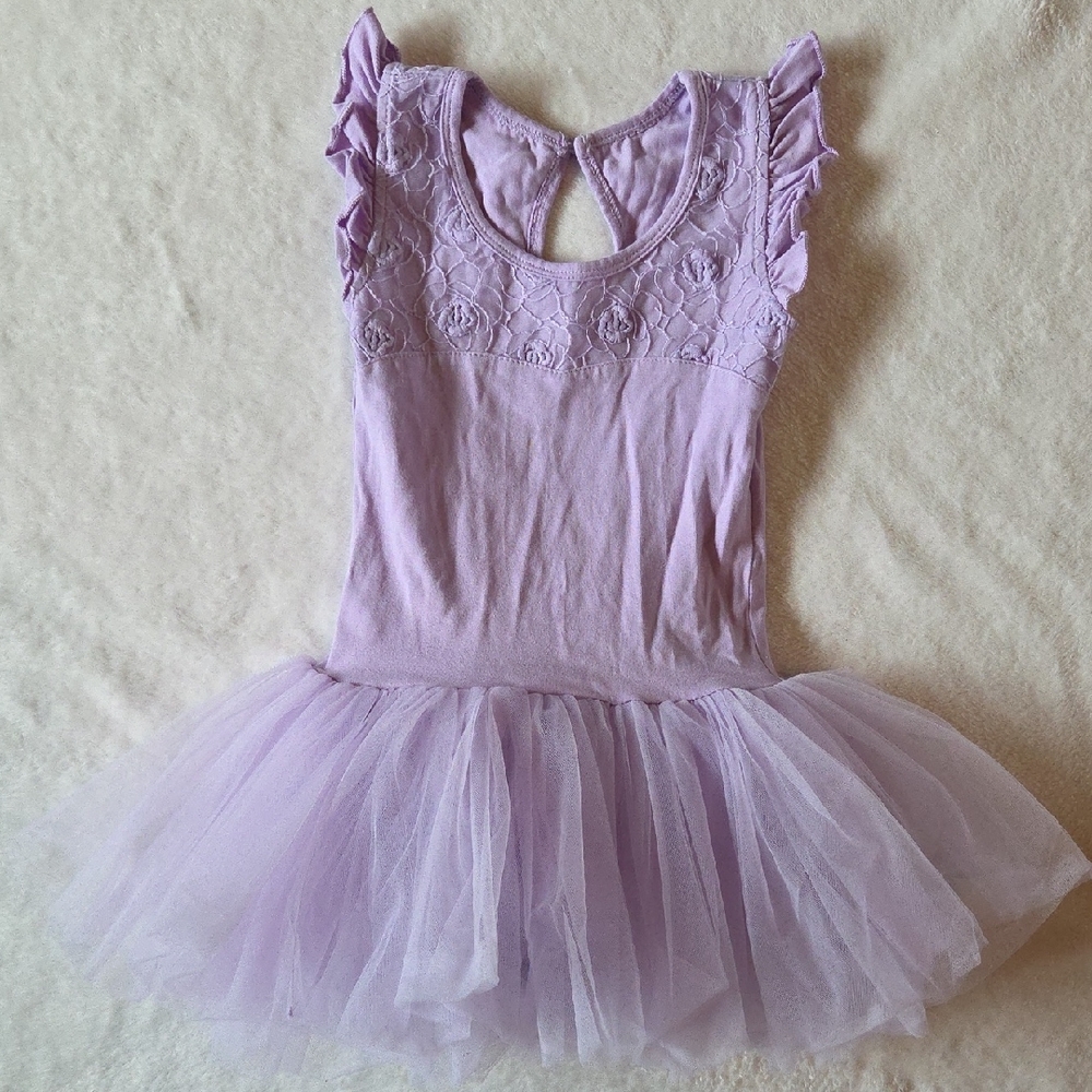 Lavender Ruffled Kids Costume Dress